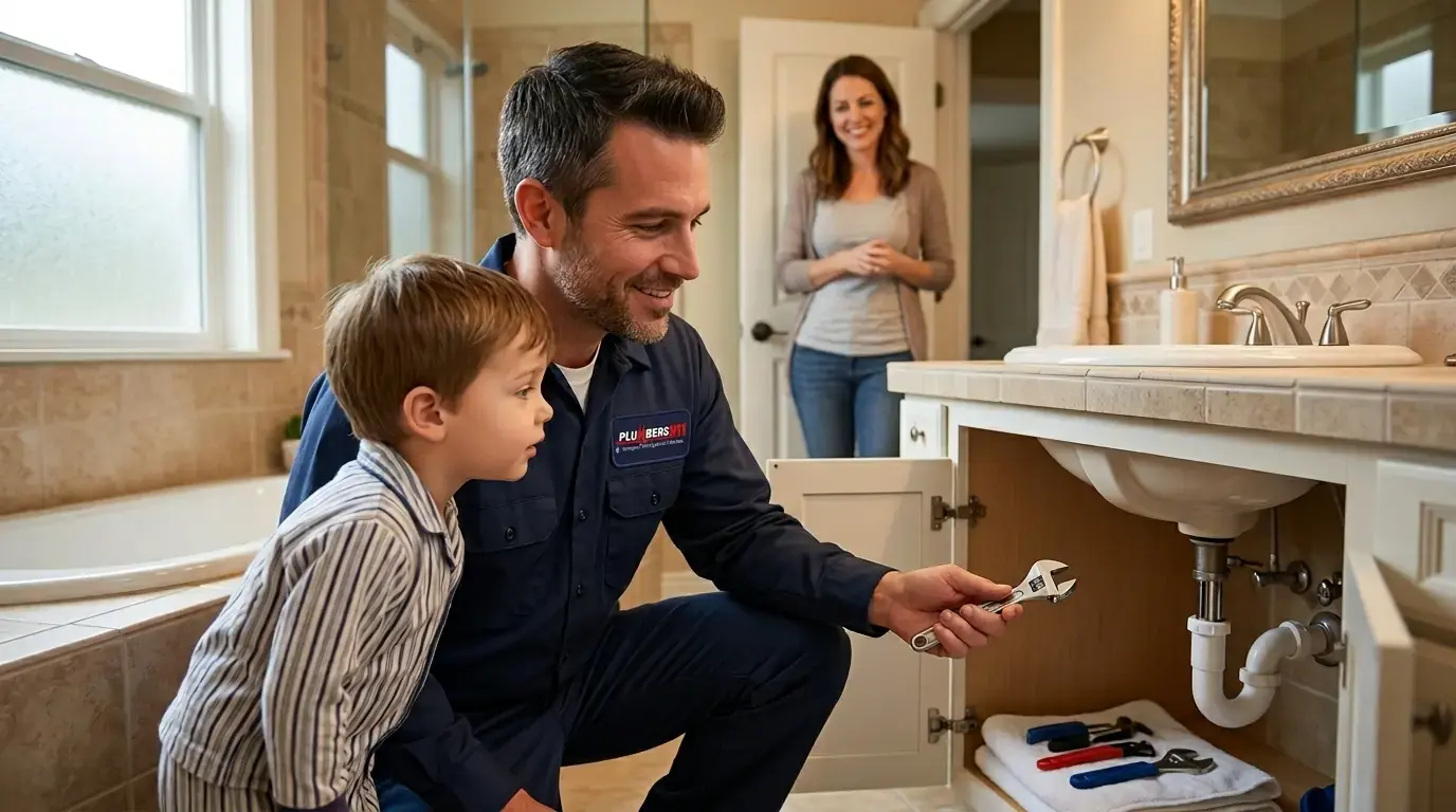 Licensed plumber at work in Lake Zurich, IL